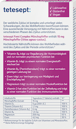 FemiComplex Mönchspfeffer Tabletten tetesept