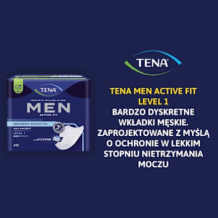 Wkładki męskie Active Fit Level 1 TENA