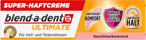 Haftcreme Ultimate geschmacksneutral blend-a-dent