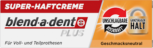 Haftcreme Plus Unschlagbare Bisskraft blend-a-dent