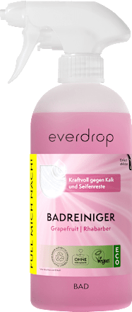 Badreiniger Grapefruit Rhabarber everdrop