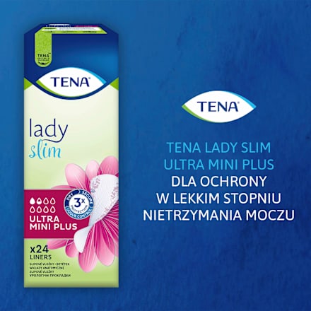 Wkładki urologiczne Slim Ultra Mini Plus TENA