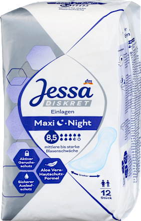 inkontinenční vložky Maxi Night Jessa DISKRET