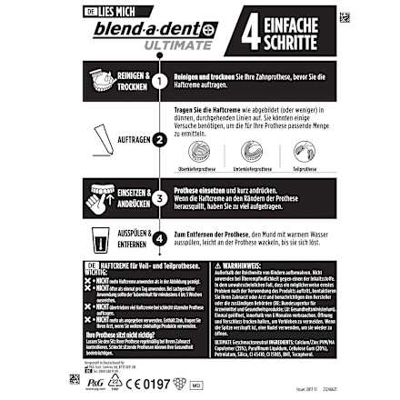 Haftcreme Complete geschmacksneutral blend-a-dent