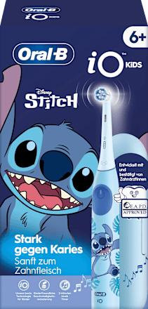 Elektrische Zahnbürste Kinder iO Stitch mit Reiseetui, ab 6 Jahren Oral-B