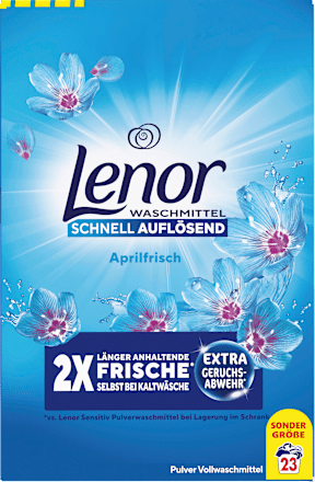 Vollwaschmittel Pulver Aprilfrisch Lenor