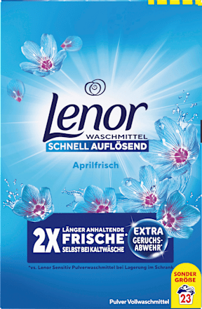Vollwaschmittel Pulver Aprilfrisch Lenor