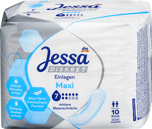 Einlagen Inkontinenz Maxi Jessa DISKRET