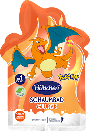 Schaumbad Glurak Feuerwirbel Pokémon Bübchen