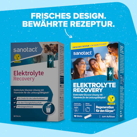 Elektrolyte Recovery Sticks sanotact