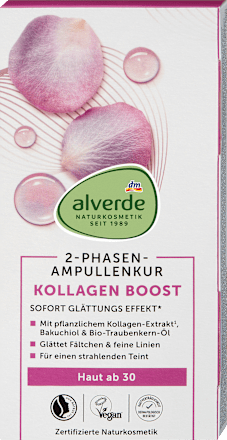 Двуфазни ампули за лице Kollagen Boost (7 × 2 ml) alverde NATURKOSMETIK