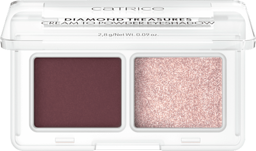 Lidschatten Diamond Treasures Cream to Powder 060 Burgundy Glitz CATRICE