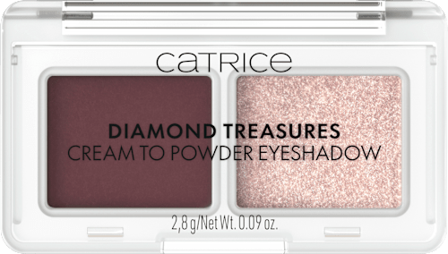 Lidschatten Diamond Treasures Cream to Powder 060 Burgundy Glitz CATRICE