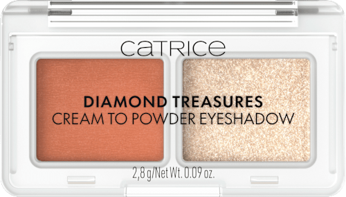 Lidschatten Diamond Treasures Cream to Powder 050 Peach Gleam CATRICE
