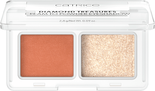 Lidschatten Diamond Treasures Cream to Powder 050 Peach Gleam CATRICE