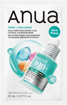 Gesichtsmaske PDRN Serum Mask 100 Hyaluronic Acid Capsule Anua