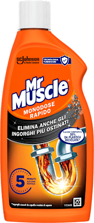Monodose rapido disgorgante per ingorghi Mr Muscle