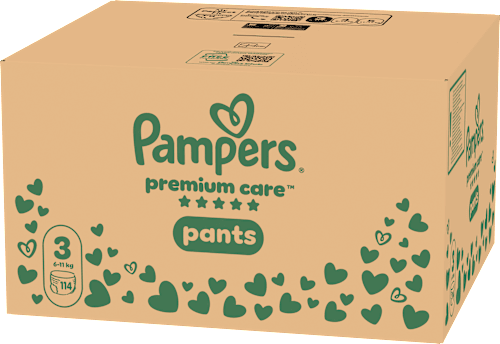 Hlačne plenice velikost 3 - mesečno pakiranje (6-11 kg) Pampers Premium Care