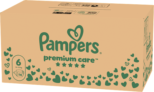 Plenice velikost 6 - mesečno pakiranje (13-18 kg) Pampers Premium Care
