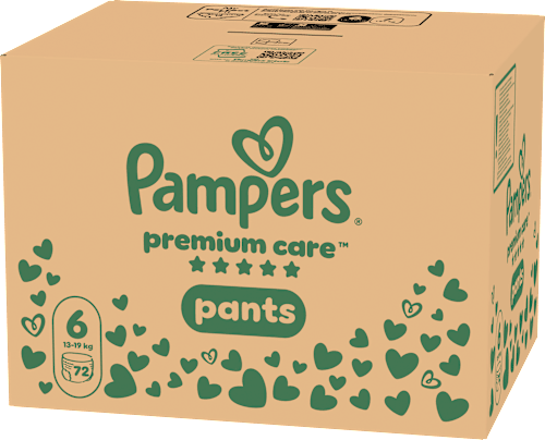 Hlačne plenice velikost 6 - mesečno pakiranje (13-19 kg) Pampers Premium Care