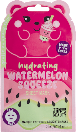 Hydrating Watermelon Squeeze Sheet maska za lice JiiNJU BEAUTY
