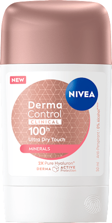 Tuhý antiperspirant Derma Control Clinical Ultra Dry Touch  NIVEA