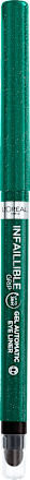 oční linka Infaillible Grip 36h Gel Automatic Liner, Green L'ORÉAL PARiS