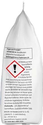 Reine Sauerstoff-Bleiche HEITMANN pure