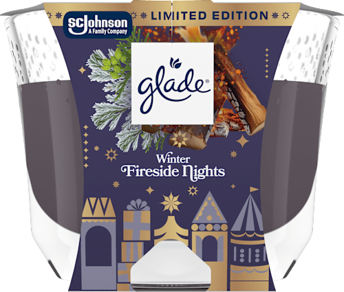 Duftkerze Winter Fireside Nights 204 g glade