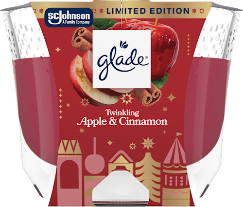 Duftkerze Twinkling Apple & Cinnamon glade