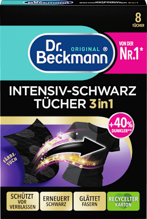 Färbetücher 3 in 1 Intensiv-Schwarz Dr. Beckmann