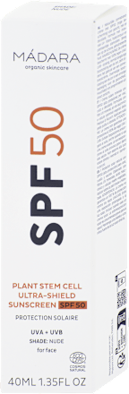 Opaľovací krém na tvár Plant Stem Cell Ultra Shield SPF 50  MÁDARA organic skincare