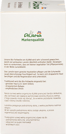 Fettwolle zum Zupfen aus Bio-Schurwolle ALANA