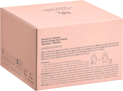 Pad-uri pentru zona ochilor cu ginseng și retinal Beauty of Joseon