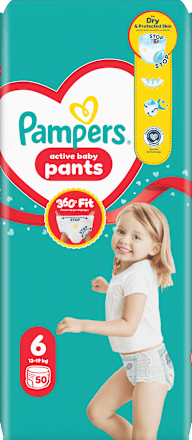 Пелени-гащички, размер 6 (13-19 kg) Pampers active baby