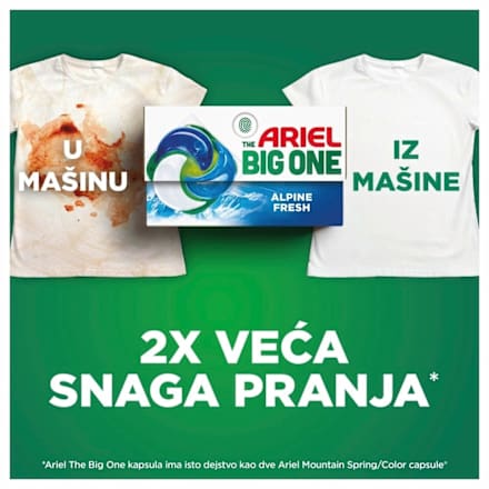 THE BIG ONE univerzalne kapsule za pranje veša - ALPINE ARIEL