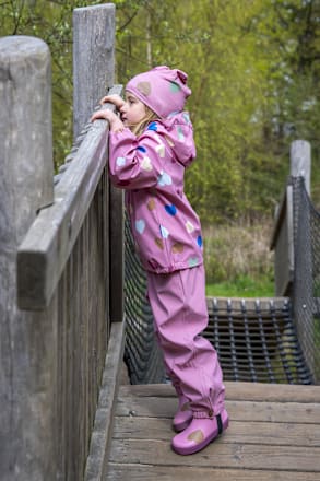 Regenhose, rosa, Gr. 110/116 Mikk-Line