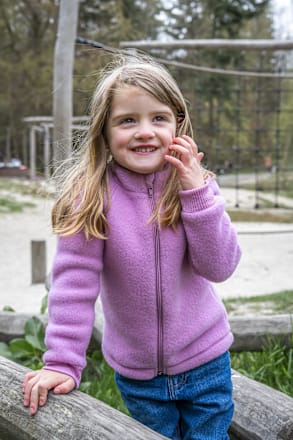 Wolljacke, rosa, Gr. 110/116 Mikk-Line