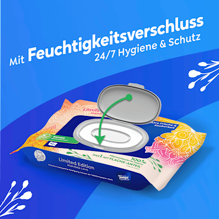Feuchtes Toilettenpapier Tempo