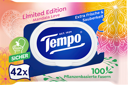 Feuchtes Toilettenpapier Tempo