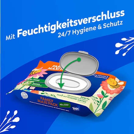 Feuchtes Toilettenpapier Family Maxi Pack Tempo