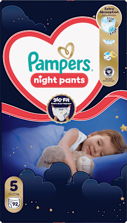 Plienkové nohavičky nočné veľ. 5 (11 - 17 kg) Pampers night pants