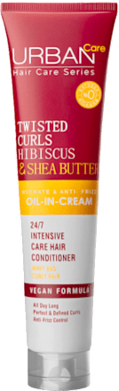Cremă modelatoare păr creț cu ulei de hibiscus și unt de shea URBAN Care