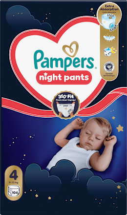 Plienkové nohavičky nočné veľ. 4 (9 - 15 kg) Pampers night pants