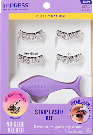 STRIP LASH KIT ciglia finte con applicatore KISS