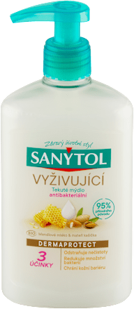 tekuté mýdlo antibakteriální vyživující SANYTOL