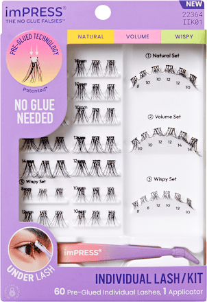 INDIVIDUA LASH KIT applicazione ciglia finte KISS