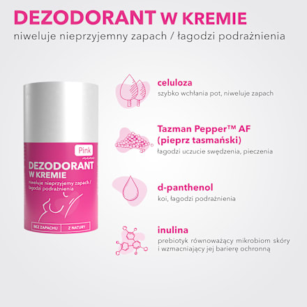 Dezodorant w kremie Pink mama