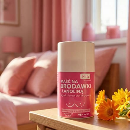 Maść na brodawki z lanoliną Pink mama