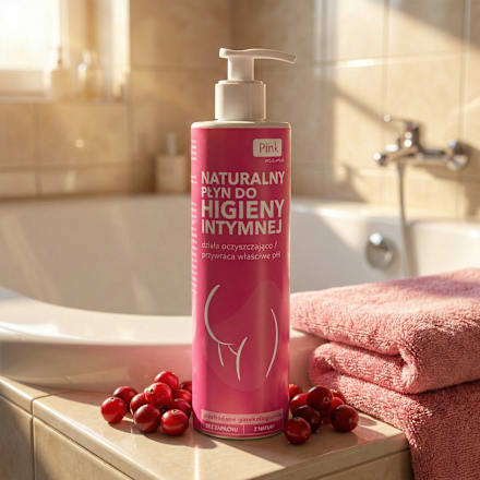 Naturalny płyn do higieny intymnej Pink mama